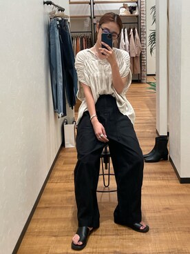 吉本杏奈さん（レディース・164cm）の夏コーディネート
