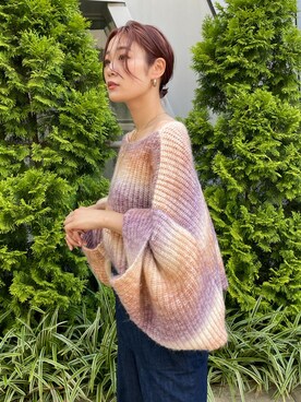 吉本杏奈さん（レディース・164cm）の秋コーディネート