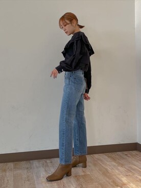 吉本杏奈さん（レディース・164cm）の冬コーディネート