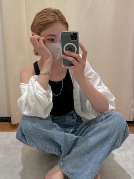 吉本杏奈さん（レディース・164cm）の春コーディネート