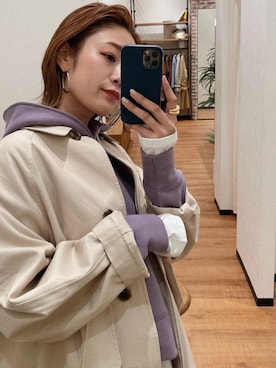 吉本杏奈さん（レディース・164cm）の春コーディネート