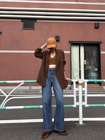 百田夏菜子コラボ】レースコンビルーズデニム｜アングリッド（Ungrid