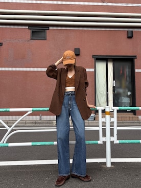 吉本杏奈さん（レディース・164cm）の秋コーディネート
