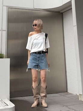 吉本杏奈さん（レディース・164cm）の春コーディネート