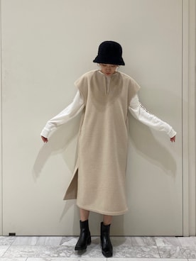 吉本杏奈さん（レディース・164cm）の秋コーディネート