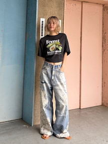 プリントデザインルーズデニム｜アングリッド（Ungrid）公式通販