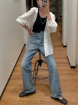 吉本杏奈さん（レディース・164cm）の春コーディネート