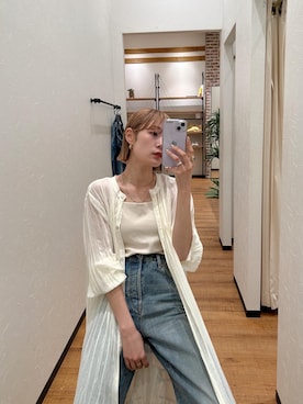 吉本杏奈さん（レディース・164cm）の春コーディネート