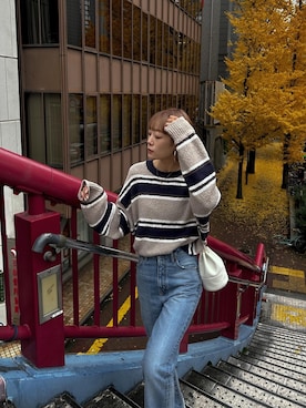 吉本杏奈さん（レディース・164cm）の冬コーディネート