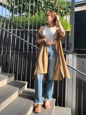 吉本杏奈さん(レディース・164cm)の夏コーディネート