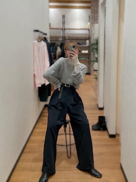 吉本杏奈さん（レディース・164cm）の冬コーディネート