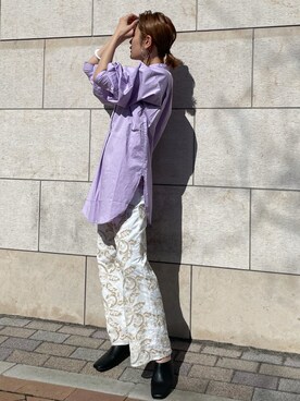 吉本杏奈さん（レディース・164cm）の春コーディネート