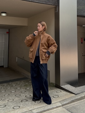 「Ungrid（アングリッド）のアイテム」を使った、吉本杏奈さん（レディース・164cm）の夏コーディネート