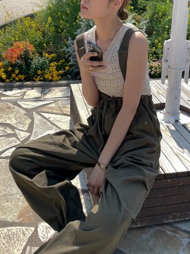 吉本杏奈さん（レディース・164cm）の春コーディネート