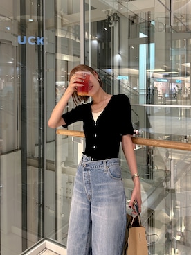 吉本杏奈さん(レディース・164cm)の夏コーディネート