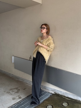 吉本杏奈さん（レディース・164cm）の秋コーディネート