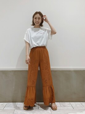 吉本杏奈さん（レディース・164cm）の春コーディネート