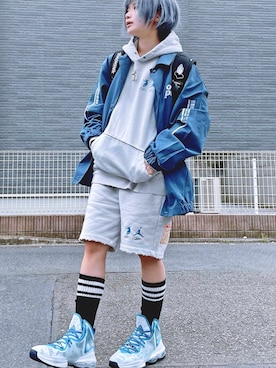 「UNION（ユニオン）のアイテム（パンツ）」を使った、cpnさん（レディース・151cm）の春コーディネート