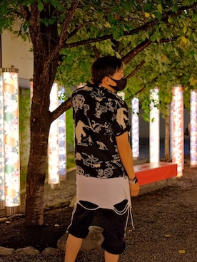 「EFFECTEN（エフェクテン）のアイテム」を使った、優さん（メンズ・180cm）の夏コーディネート