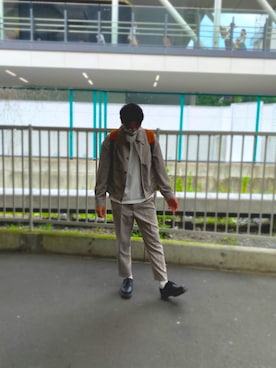 「UNIQLO（ユニクロ）の50色ソックス（消臭機能付き）（ソックス/靴下）」を使った、たーくんさん（メンズ・176cm）の秋コーディネート