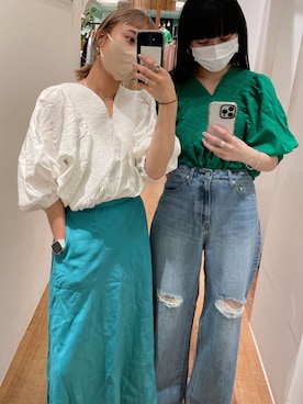 MOMOKAさん（レディース・160cm）の夏コーディネート