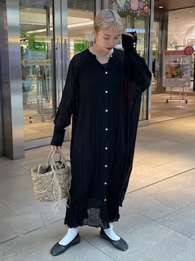 「Ungrid（アングリッド）のアイテム（その他シューズ）」を使った、MOMOKAさん（レディース・160cm）の春コーディネート