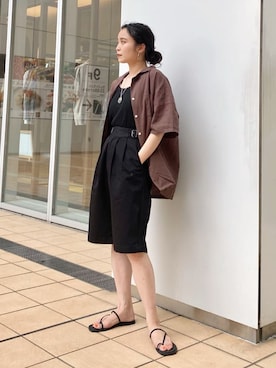 MOMOKAさん（レディース・160cm）の夏コーディネート