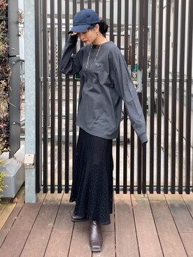 MOMOKAさん（レディース・160cm）の冬コーディネート