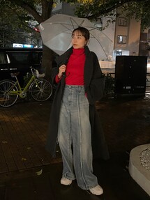 カットオフデザインルーズリメイクデニム｜アングリッド（Ungrid 