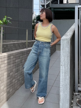 MOMOKAさん（レディース・160cm）の夏コーディネート