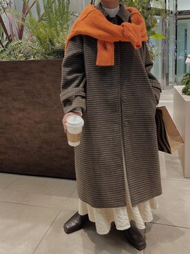MOMOKAさん(レディース・160cm)の冬コーディネート