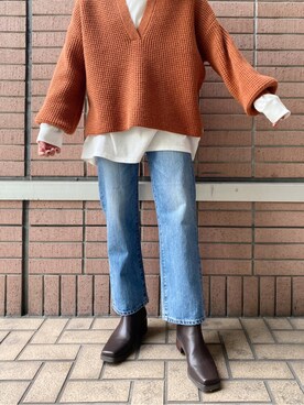 MOMOKAさん(レディース・160cm)の冬コーディネート