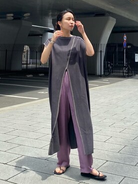 MOMOKAさん（レディース・160cm）の夏コーディネート