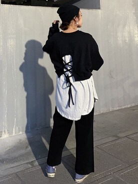 MOMOKAさん（レディース・160cm）の冬コーディネート