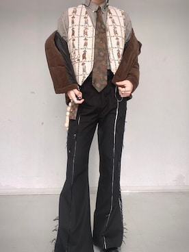 「新星WEARISTAにエントリー」｜「アイテム（財布/小物）」を使った、nova さん（メンズ・176cm）の冬コーディネート