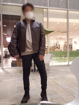 「COACH」｜「アイテム（その他）」を使った、@くうすけ🍀さん（メンズ・168cm）の冬コーディネート