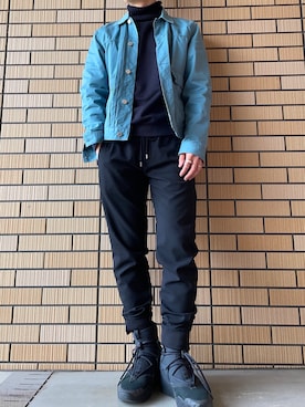 「DRIES VAN NOTEN（ドリスヴァンノッテン）のアイテム（スウェット）」を使った、KENTO.K【相互】さん（メンズ・168cm）の冬コーディネート