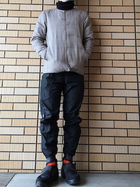 「DRIES VAN NOTEN（ドリスヴァンノッテン）のアイテム（スウェット）」を使った、KENTO.K【相互】さん（メンズ・168cm）の冬コーディネート