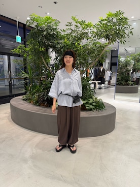 okuさん（レディース・161cm）の夏コーディネート