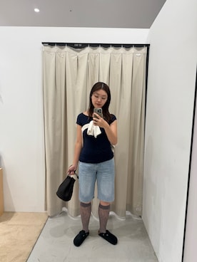 「URBAN RESEARCH DOORS（アーバンリサーチドアーズ）のアイテム（その他シューズ）」を使った、okuさん（レディース・161cm）の夏コーディネート