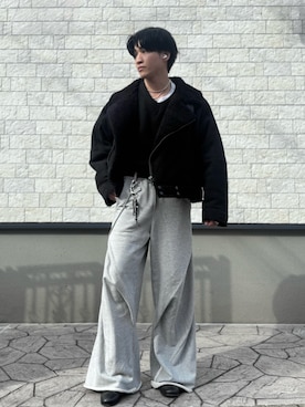 「CLEL（クレイル）のアイテム（パンツ）」を使った、けいさん（メンズ・173cm）の春コーディネート