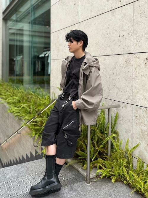 ボッテガヴェネタ　ストライド　ラバーブーツ（Kのファッション部屋着用） Bottega Veneta Black Stride Rubber Boots: Overview and Try-on