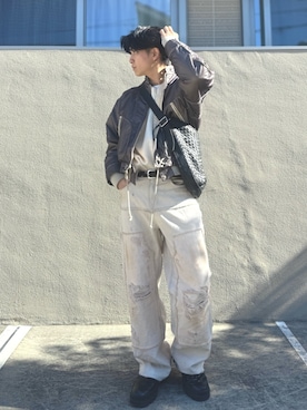 「HERE'S（HERE'S）のアイテム」を使った、けいさん（メンズ・173cm）の冬コーディネート