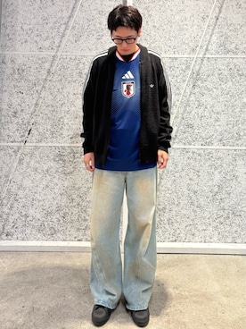 「アイテム（ジャージ）」を使った、IKさん（メンズ・172cm）の秋コーディネート