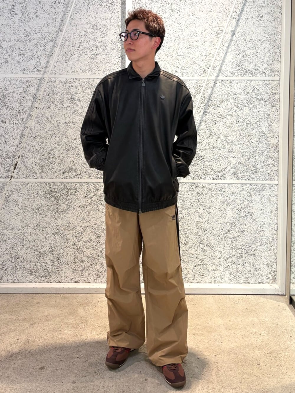 adidas プレザーファイヤーバードオーバーサイズトラックトップ L adidas PLEATHER FIREBIRD OVERSIZED TRACKTOP / アディダス プレザー