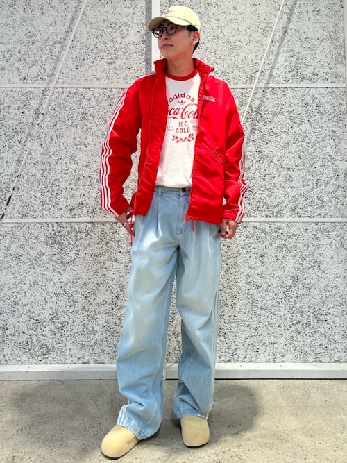 adidas（アディダス） ワイドパンツ ジーンズ メンズ : ZOZOTOWN Yahoo