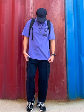 「ZIP FIVE（ジップファイブ）のアイテム（帽子）」を使った、Sam 66さん（メンズ・171cm）の秋コーディネート