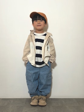 YU⭐︎さん（キッズ・100cm）の春コーディネート