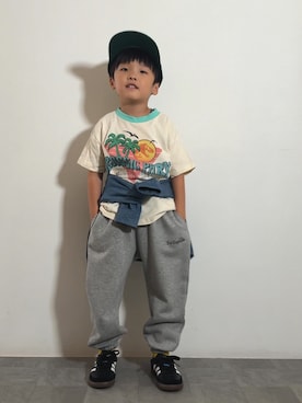 「BREEZE（ブリーズ）のアイテム」を使った、YU⭐︎さん（キッズ・110cm）の秋コーディネート