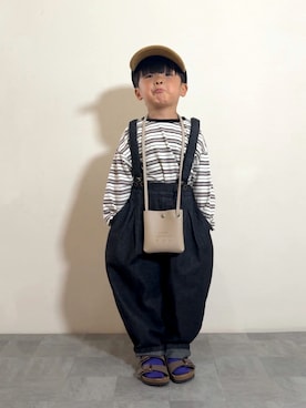 「アイテム（レッグウェア）」を使った、YU⭐︎さん（キッズ・100cm）の夏コーディネート